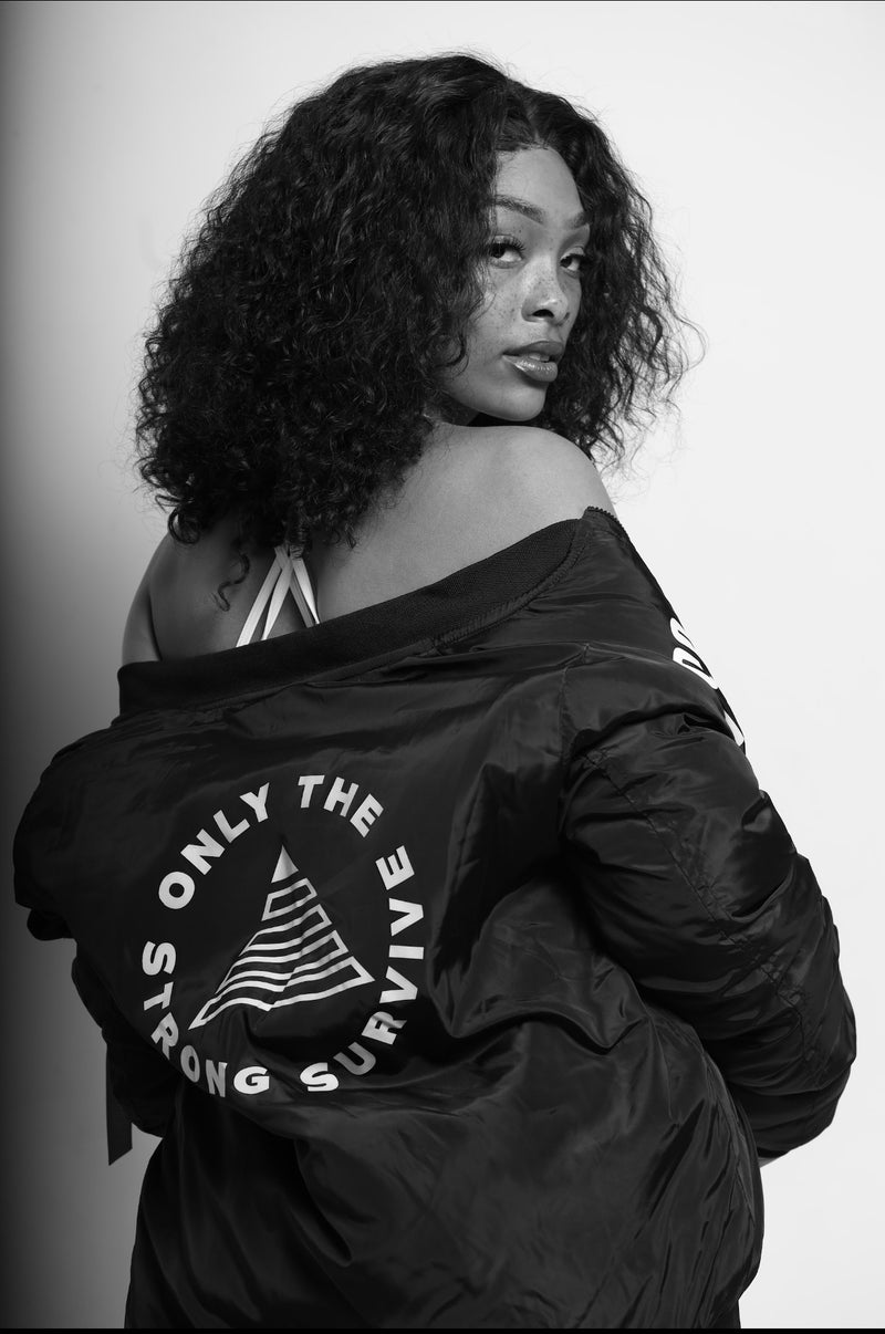 Only the Strong Survive Bomber Jacket