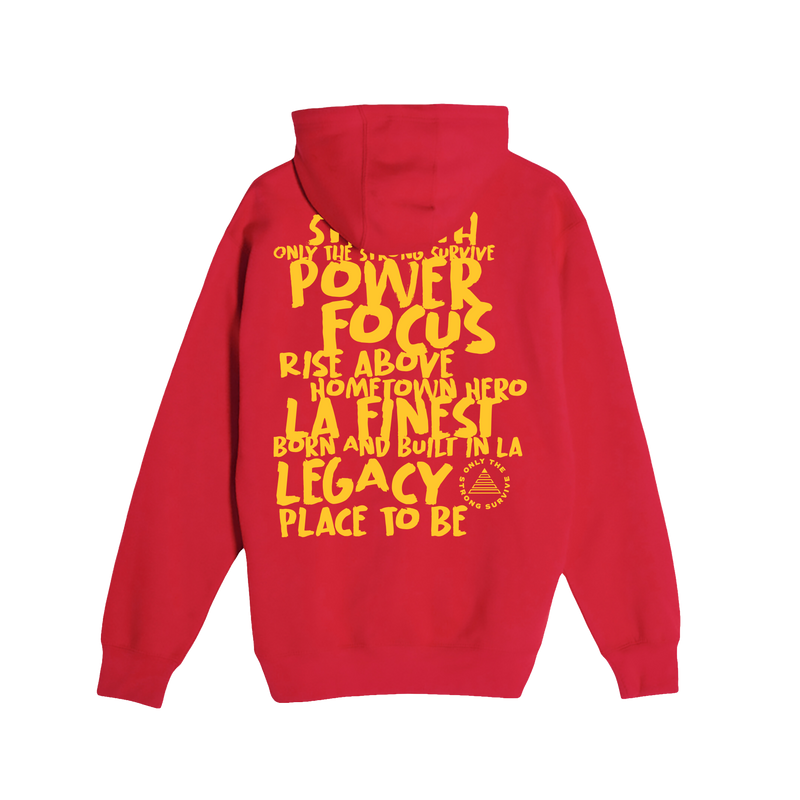 Only the Strong Survive Strength, Power, Focus Hoodie