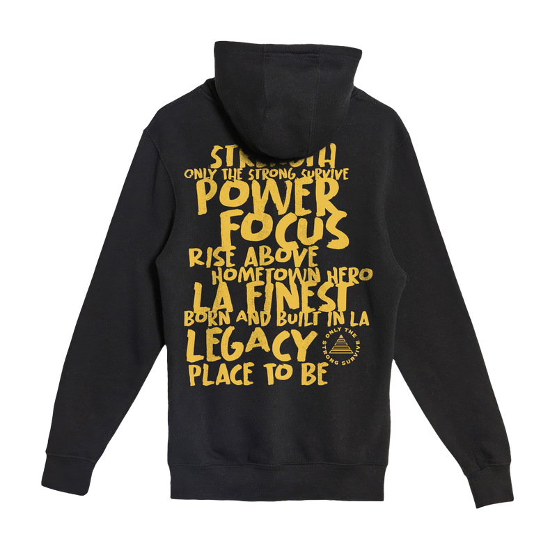 Only the Strong Survive Strength, Power, Focus Hoodie