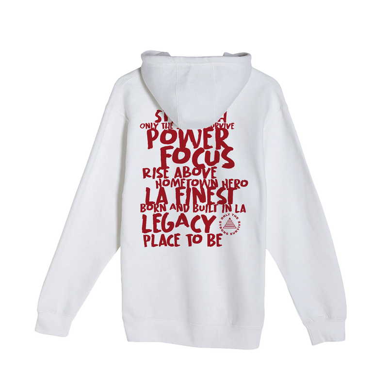 Only the Strong Survive Strength, Power, Focus Hoodie