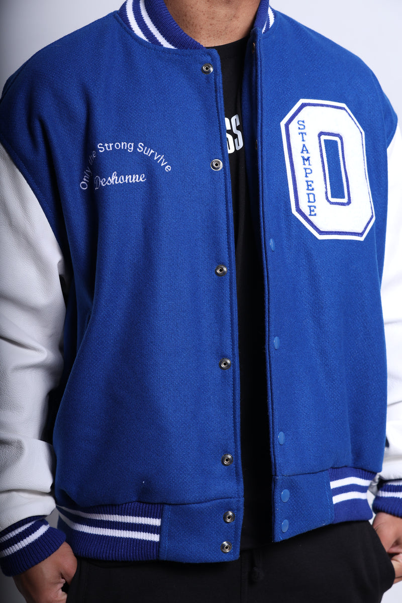 Only the Strong Survive CUSTOM VARSITY JACKET