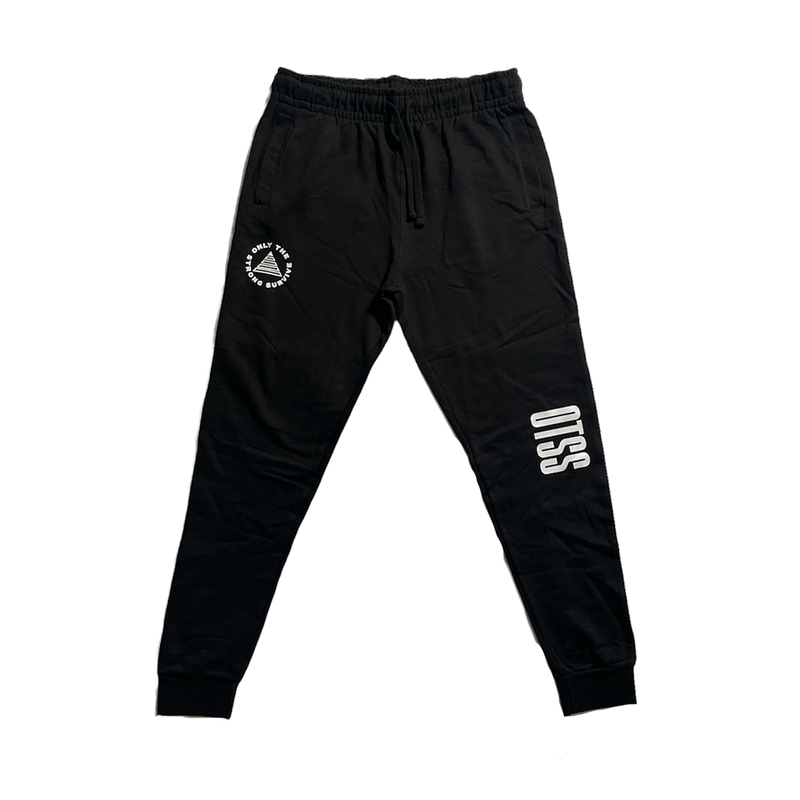 Only the Strong Survive BLACK JOGGER SWEATPANTS
