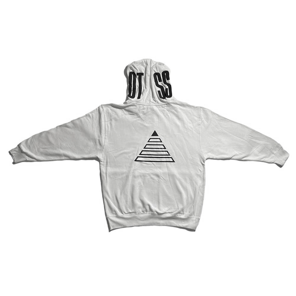 Only the Strong Survive WHITE PULLOVER HOODIE